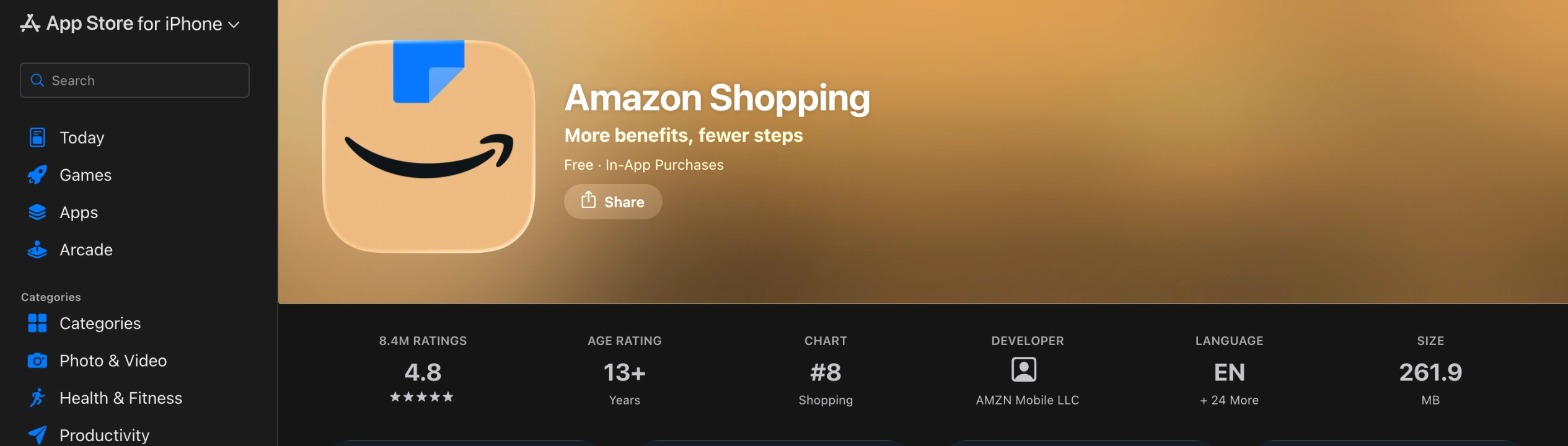 How Amazon Shopping iPhone App