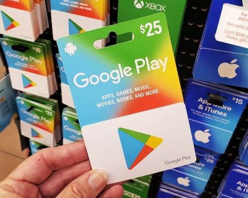 Google Play Physical Card