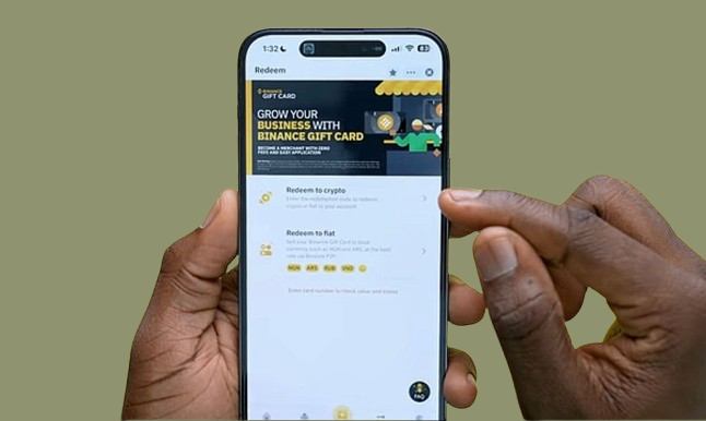 Steps to Redeem Binance Gift Cards