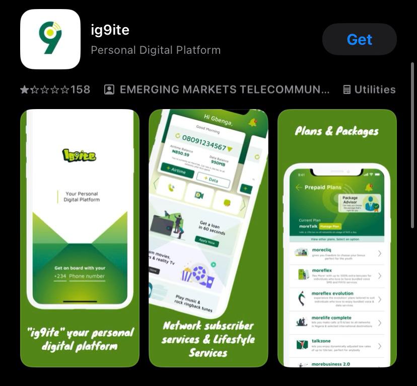 Borrow Data from 9Mobile Via Ig9ite App